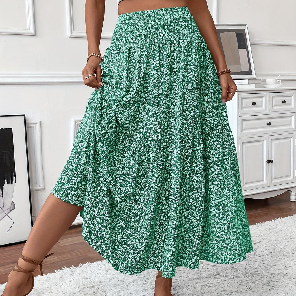 Women's Maxi Floral Skirt