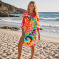 Fließendes A-Linien-Sommerkleid | Fließendes Boho-Strandkleid