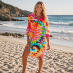 Fließendes A-Linien-Sommerkleid | Fließendes Boho-Strandkleid