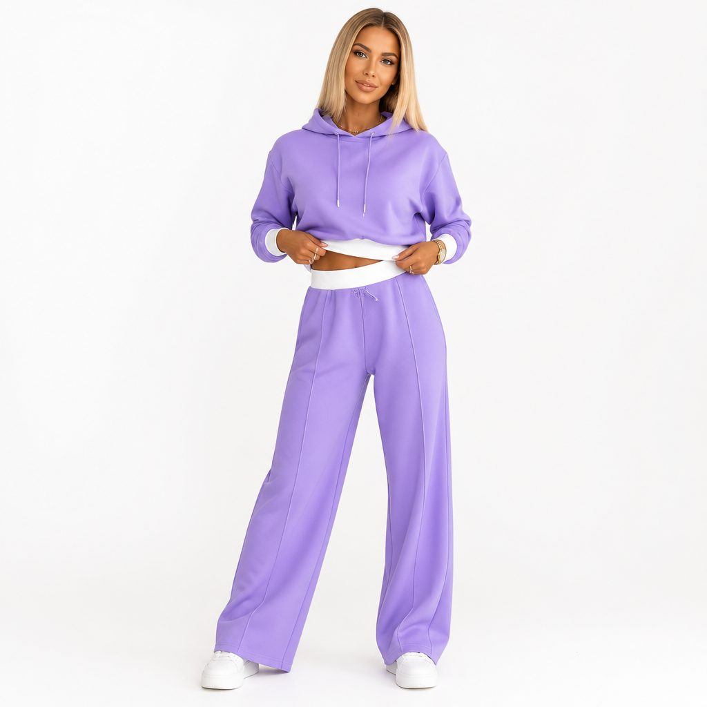 Women's Casual Tracksuit Set | 2 Piece Lounge Set