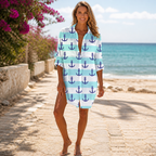 Fließendes A-Linien-Sommerkleid | Fließendes Boho-Strandkleid