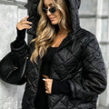 Damen-Steppjacke mit Kapuze