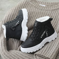 Damen-Winter-Sneaker mit Futter und dicker Sohle