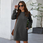 Women’s Long Sleeve Sweatshirt Dress