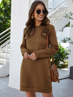 Women’s Long Sleeve Sweatshirt Dress