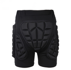 Men's & Women's Protective Sports Pants with Hip and Thigh Padding - Black