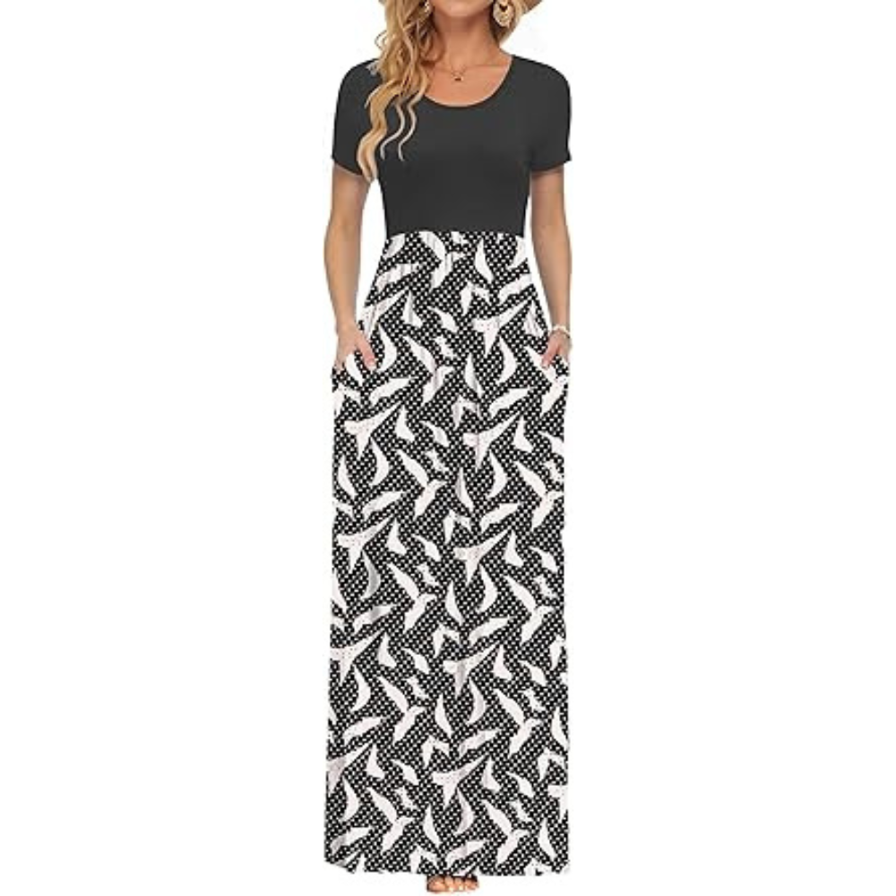 Linen-Luxe Maxi Summer Dress – Lightweight Lace for Women