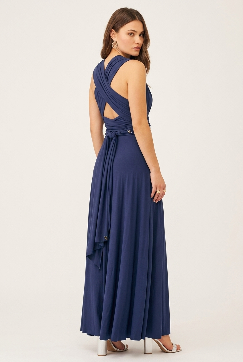 Convertible wrap dress with adjustable straps | Casual Boho Summer Dress