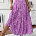 Women's Maxi Floral Skirt