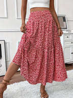 Women's Maxi Floral Skirt