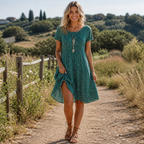 Lightweight Vintage-Inspired Summer Dress for Sunny Days - Curvay