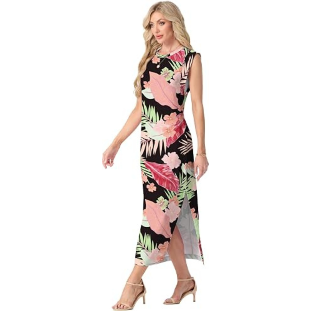 Velvet Maxi Summer Dress – Lightweight Flattering for Women