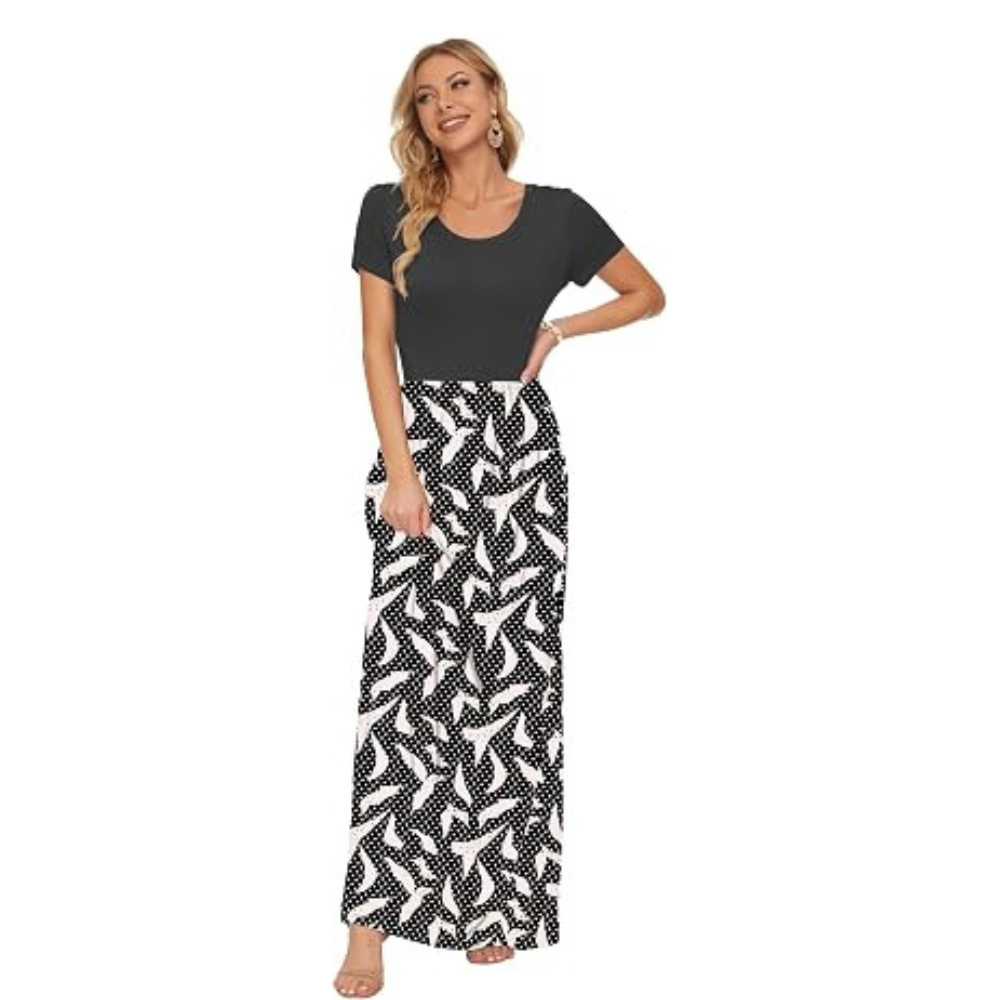 Linen-Luxe Maxi Summer Dress – Lightweight Lace for Women