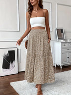 Women's Maxi Floral Skirt