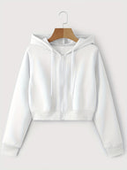 Women'S Casual Hooded Zip Up Sweatshirt - Long Sleeve | Hooded Top, Hooded Sweatshirt