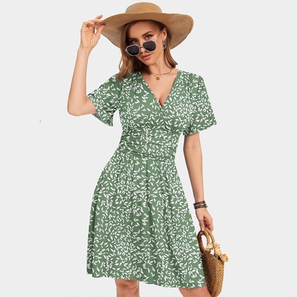 Linen-Inspired Bohemian Summer Dress – Lightweight Boho for Women