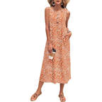 Maxi Summer Dress – Lightweight Button Down for Women