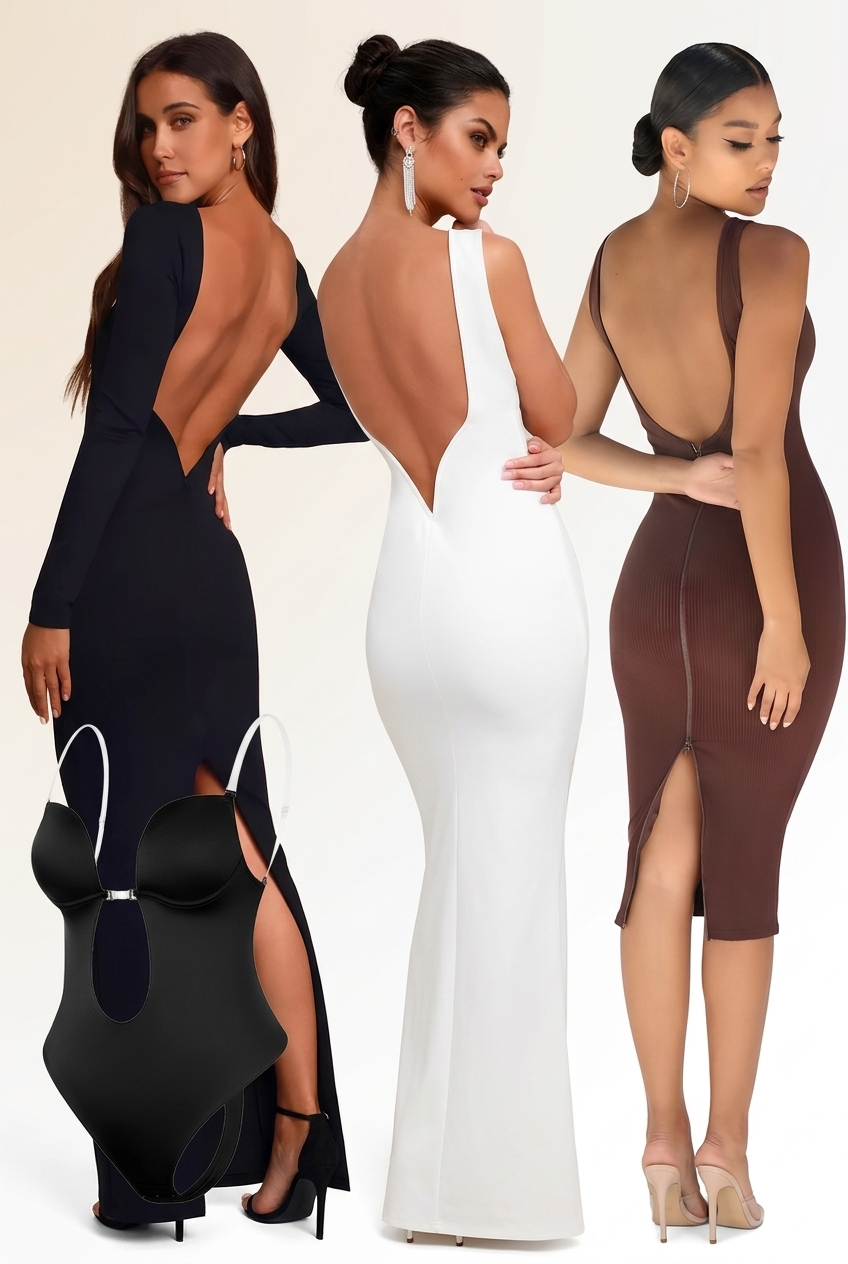 Women's Backless Invisible Bodysuit | Seamless Body Shaper