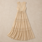 Long lace dress with elegant details | Women's Maxi Party Dress