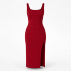 Seamless Bodycon Dress with Breathable Mesh Lining Curvay