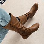 Women's Slouch Mid-Calf Flat Boots