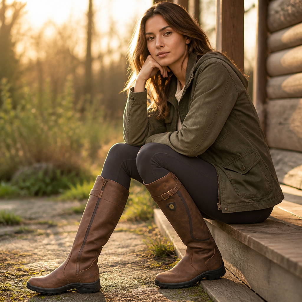 Elegant Waterproof Women's Boots | Warm Outdoor Boots