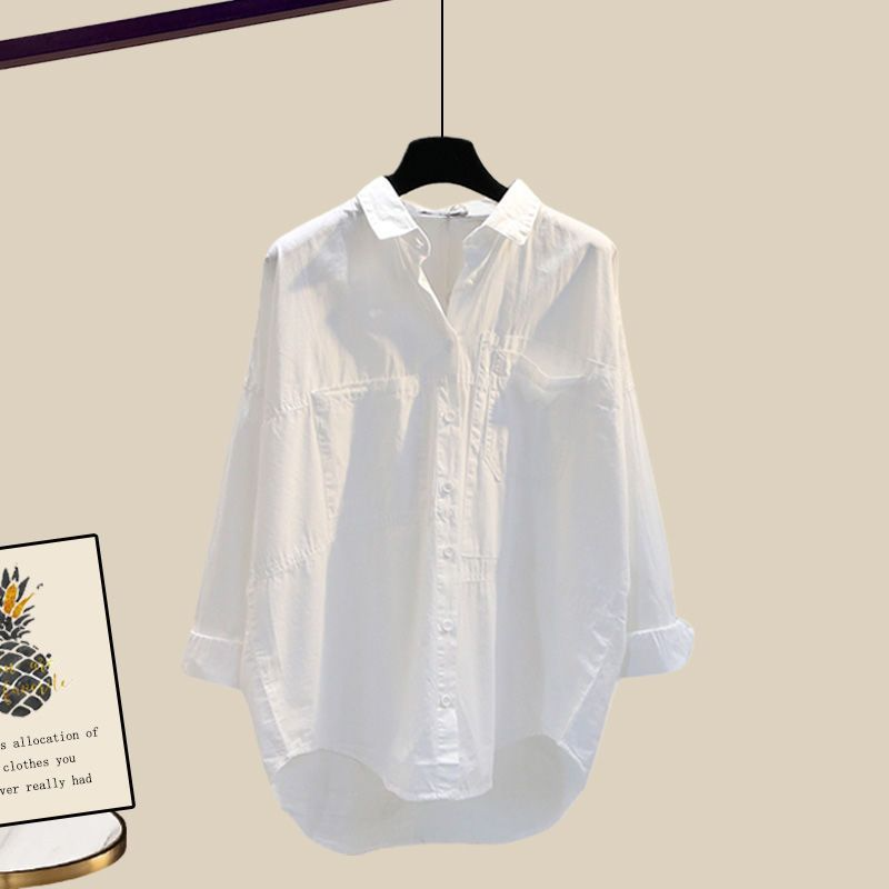 Conjunto de 3 piezas para mujer | Pantalones de pierna ancha con camisa y top