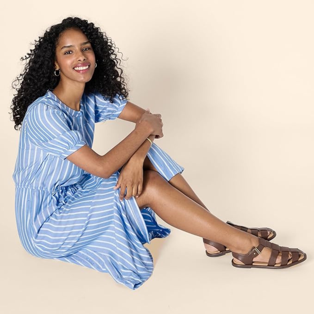 Sunlit Swing Summer Dress – Lightweight Relaxed Fit for Women