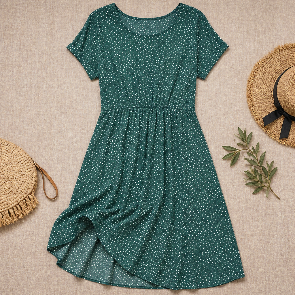 Lightweight Vintage-Inspired Summer Dress for Sunny Days - Curvay