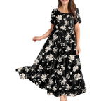 Floral Maxi Summer Dress – Lightweight Boho for Women