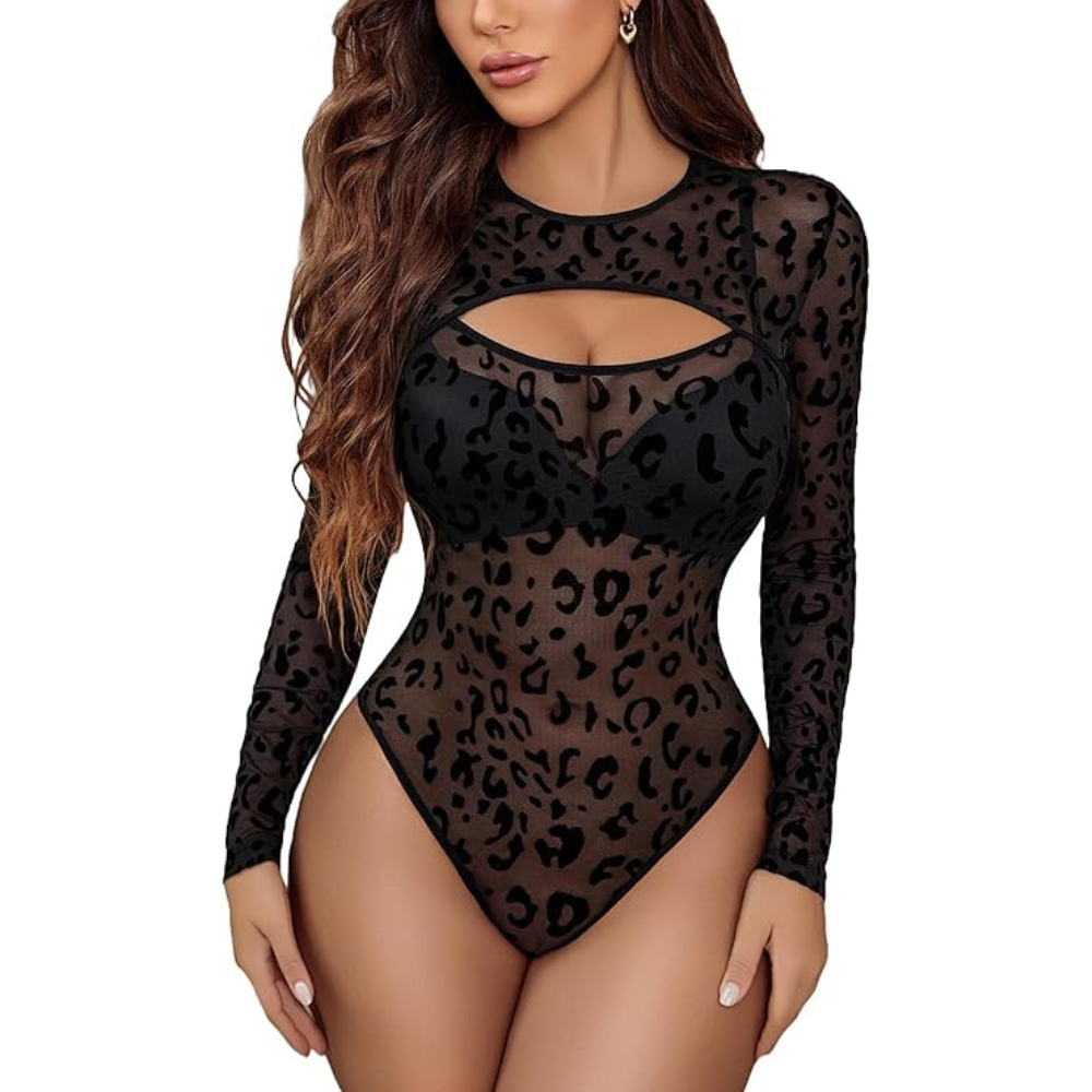 Sweetheart Mesh Bodysuit – Festival Outfit Lingerie for Women