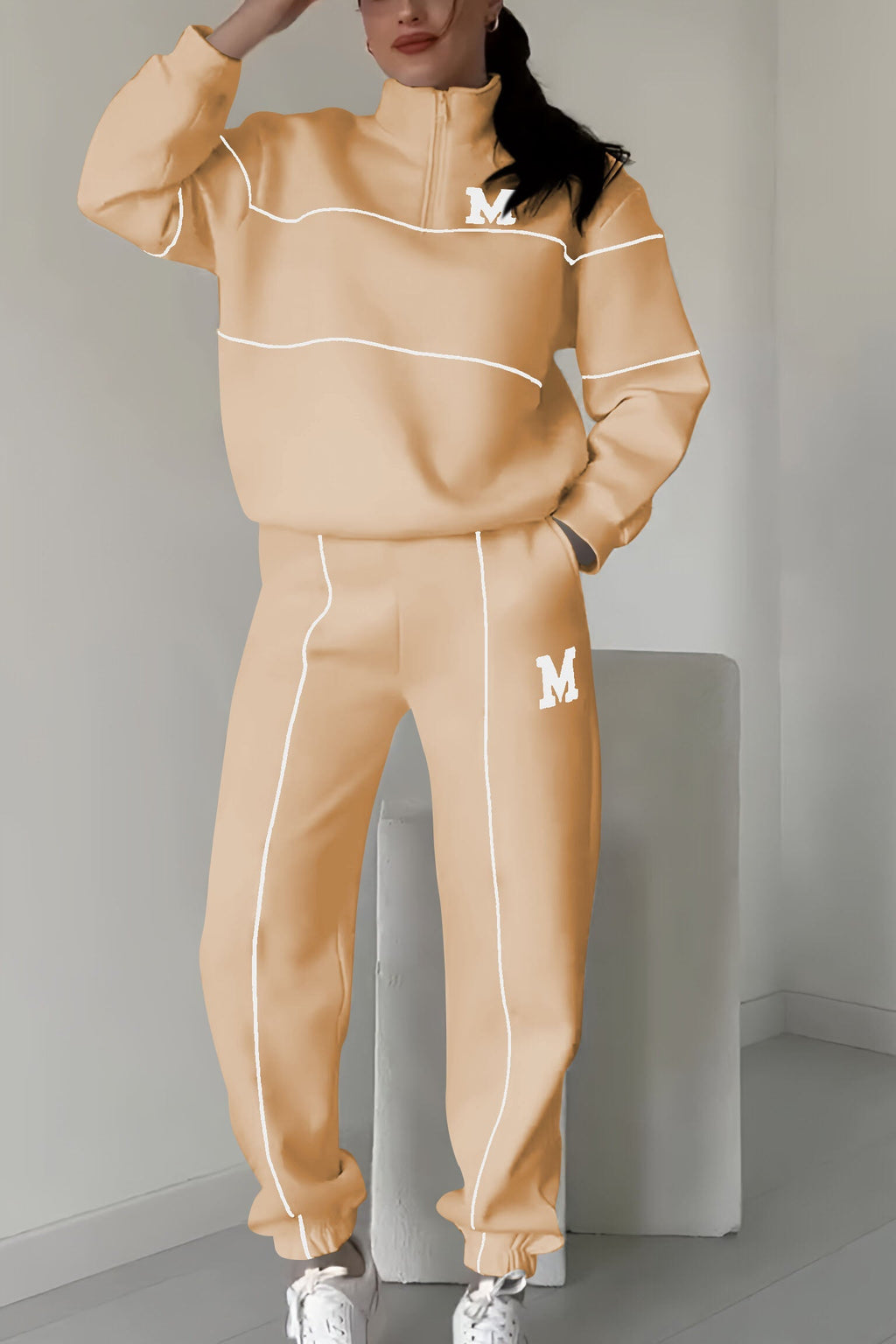 Women's casual two-piece lounge set
