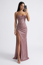 Women's Evening Maxi Dress with Corset | Formal Elegant Gown