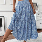 Women's Maxi Floral Skirt