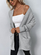 Women's  Long Cardigan - Cozy and stylish