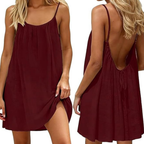 Linen Midi Summer Dress – Lightweight for Women