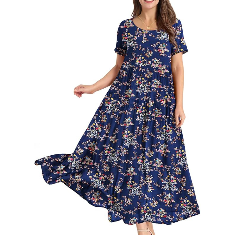 Floral Maxi Summer Dress – Lightweight Boho for Women