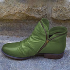 Sovatha - Elegant Autumn Ankle Boots - Green