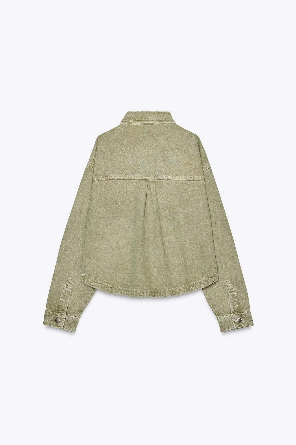Klassische khakifarbene Jeansjacke für den Alltagsstil | Leichte Jacke