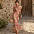 Beautiful Women's Midi Dress, Fitted, Elegant | Formal Occasion Dress