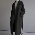 Elegant Women's Wool Jacket for Winter - Black