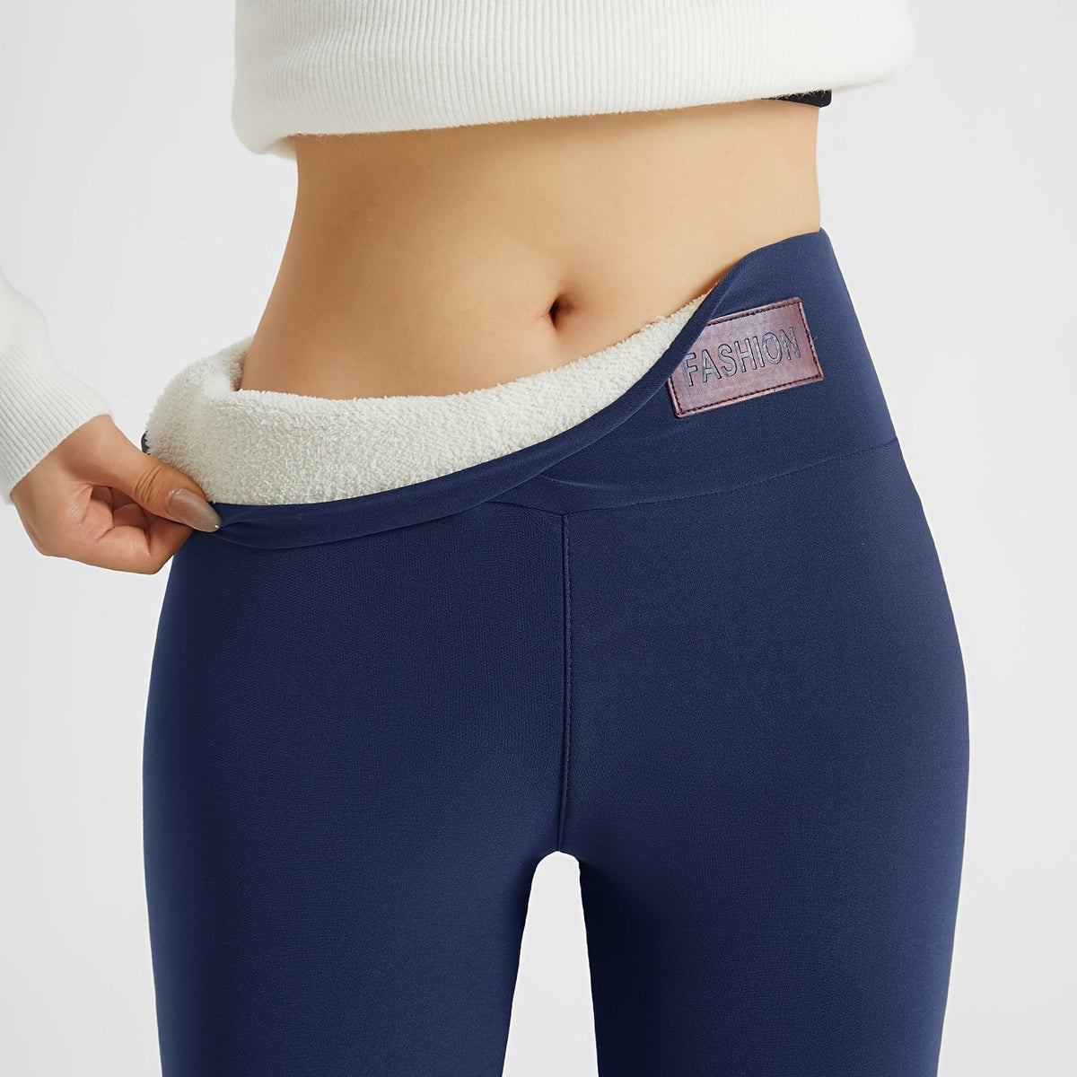 Women's High-Waist Fleece-Lined Leggings
