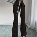 Women's High-Waist Flared Trousers