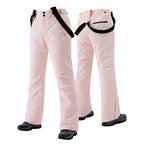 Women's Ski Pants, Breathable, Water-Resistant, Wear-Resistant, Snow Pants - Pink 2