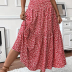 Women's Maxi Floral Skirt