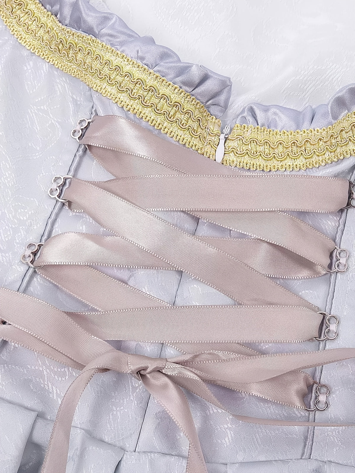 Dirndl Damen Oktoberfest Kostüm | Trachtenkleid mit Corsage & Trägerrock