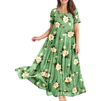 Floral Maxi Summer Dress – Lightweight Boho for Women
