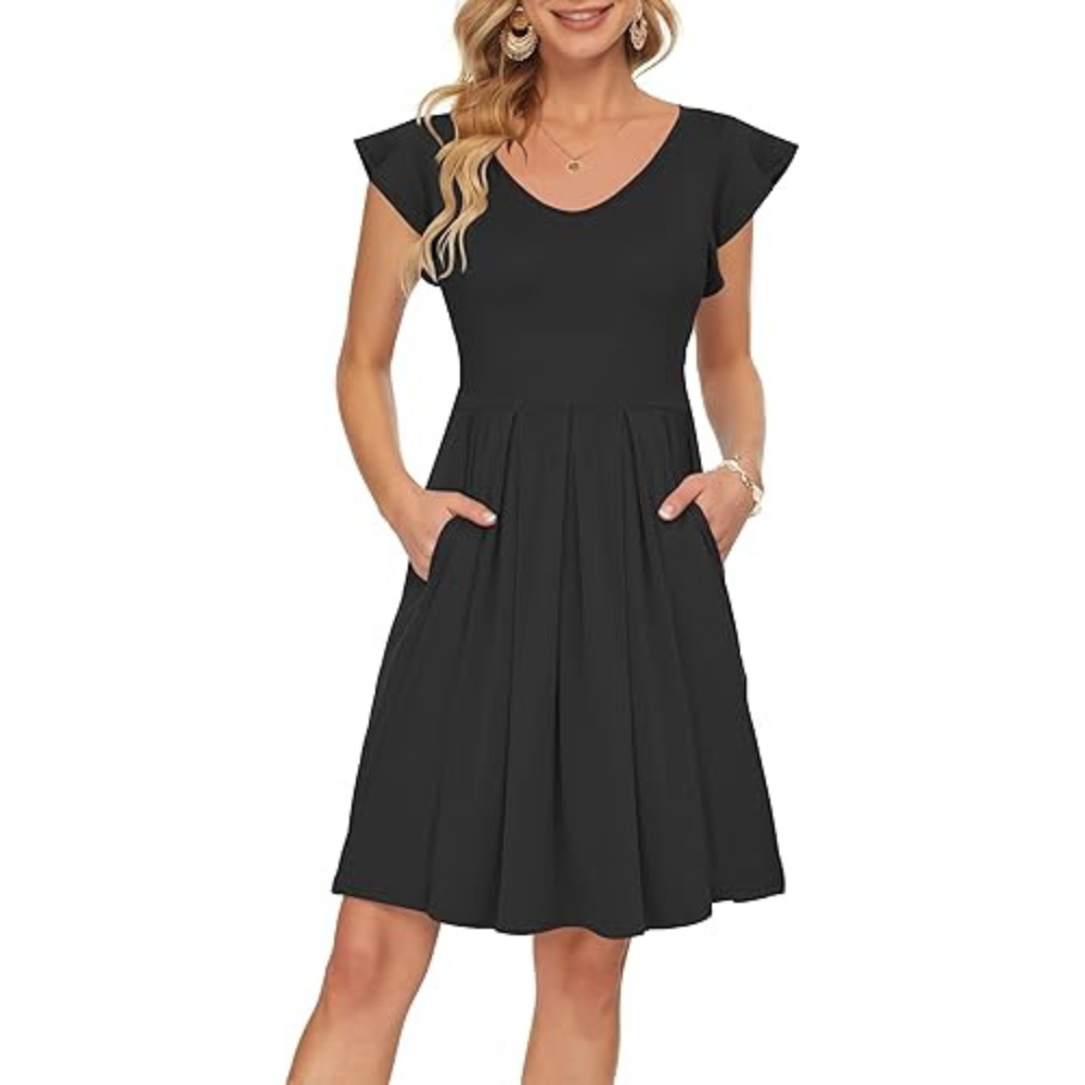 Petals Midi Summer Dress – Lightweight for Women