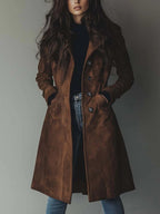Women's Double-Breasted Classic Trench Coat