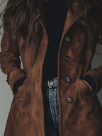 Women's Double-Breasted Classic Trench Coat